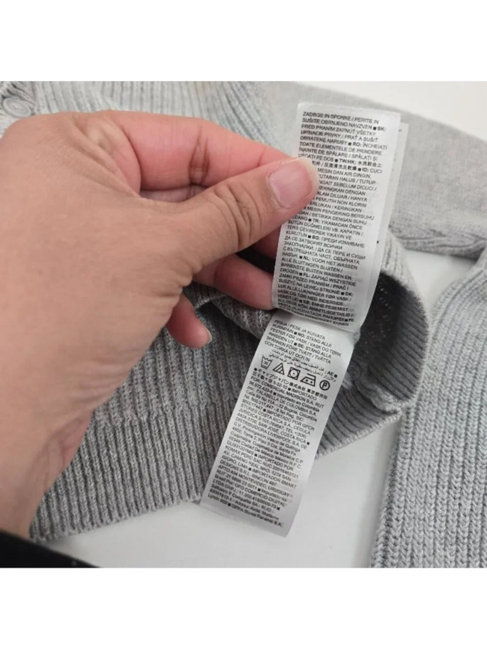 Baby Gap Ribbed Sweater Set Gray Knit Pants 2 Piece Fall Baby Size 6-12 Months
